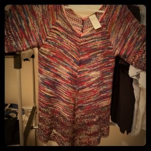 Short sleeve sweater